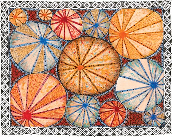 Orange circles 